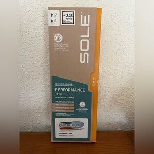 Brand New SOLE Performance Thin For Men’s 10 Or Women’s 12 Shoe Insoles